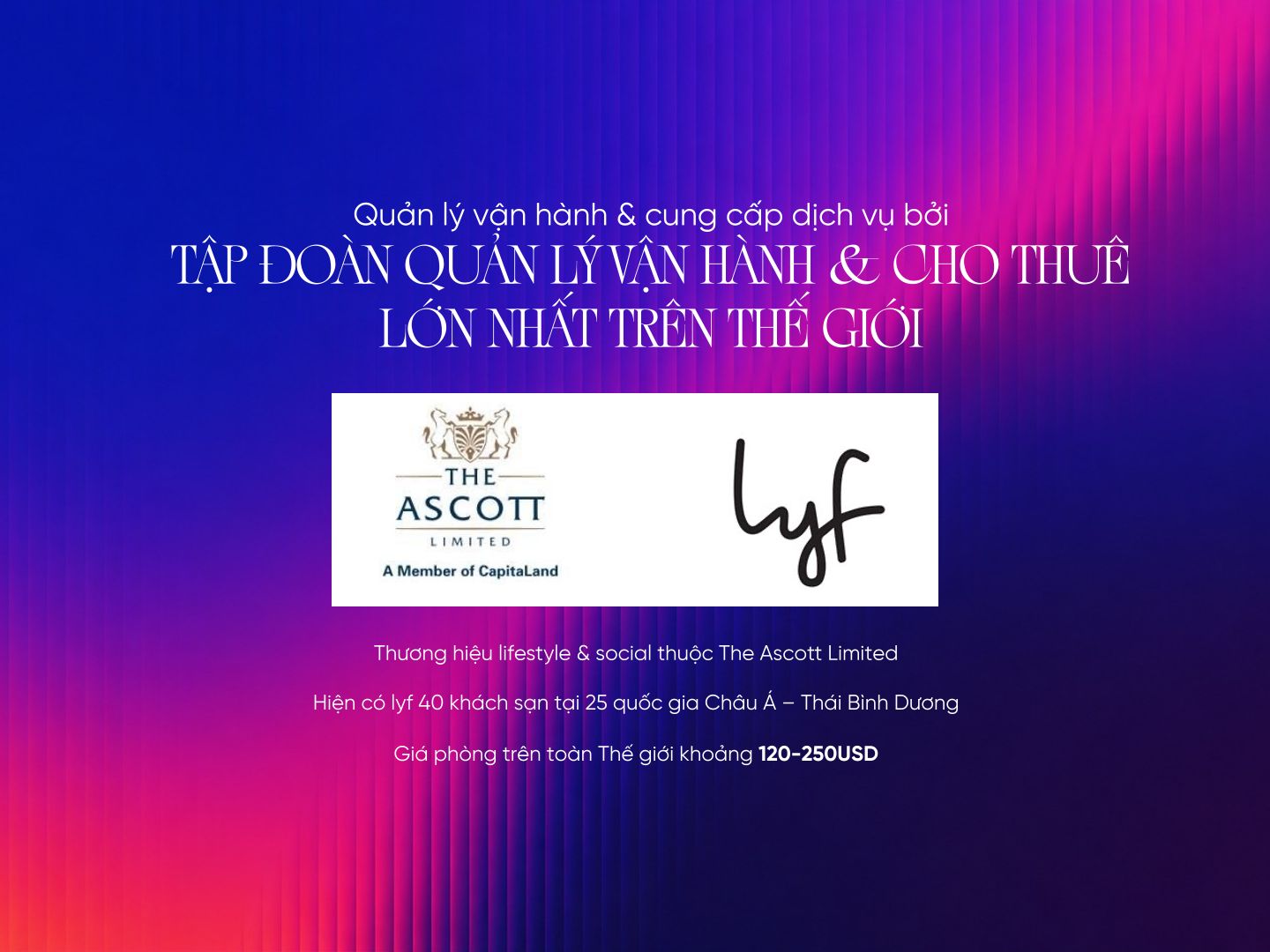 don vi quan ly van hanh cho thue the ascott limited