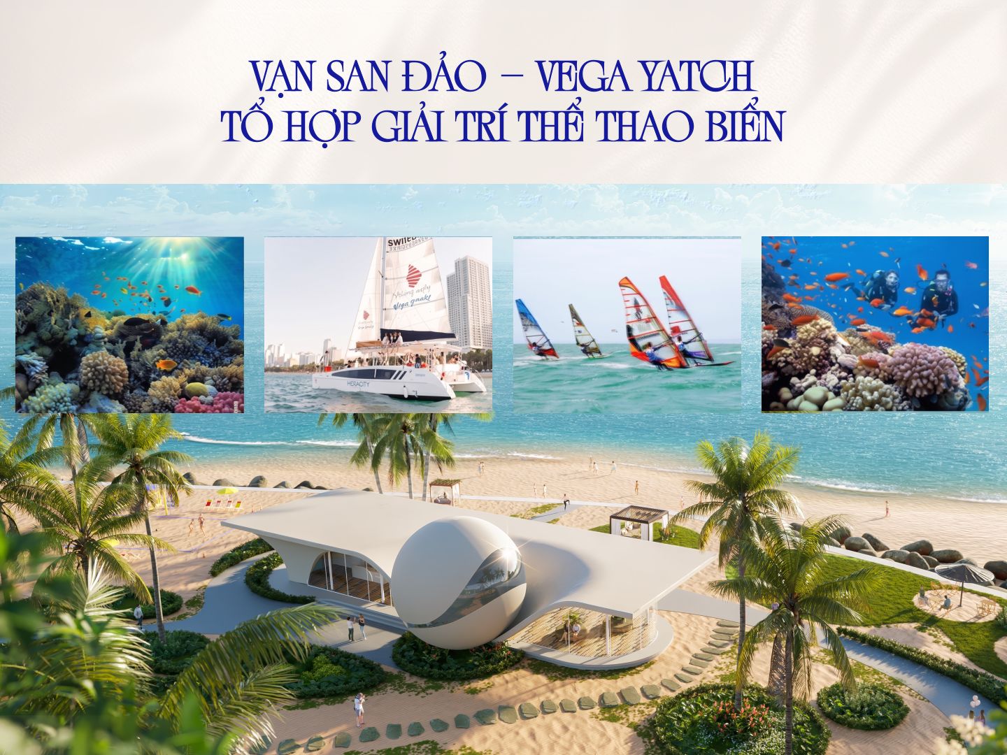 to hop giai tri the thao bien vega yatch